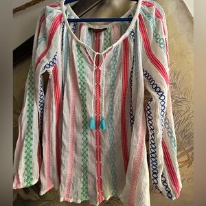 NWOT Bohemian Embroidered Top SZ Medium by Payal Pratap for Anthropologie